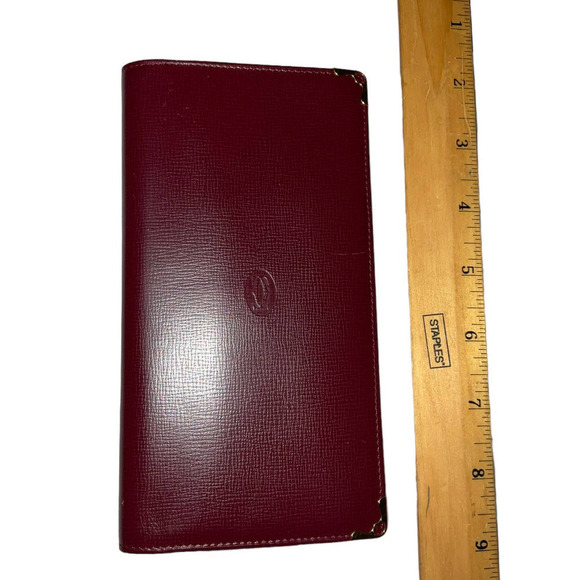 Vintage Cartier Cowhide Leather Credit Card Bifold Wallet NWOT - Picture 12 of 16